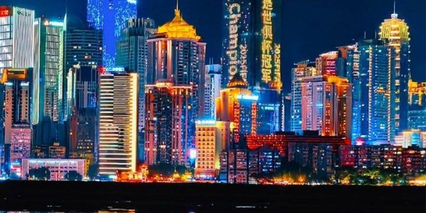 官方转发！切尔西社媒转发重庆环金中心灯光秀，引发外国网友赞叹